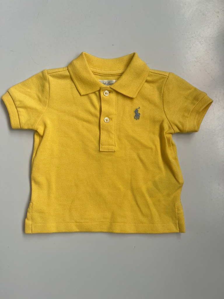 Camisa Polo Ralph Lauren Original Azul e Amarela Infantil
