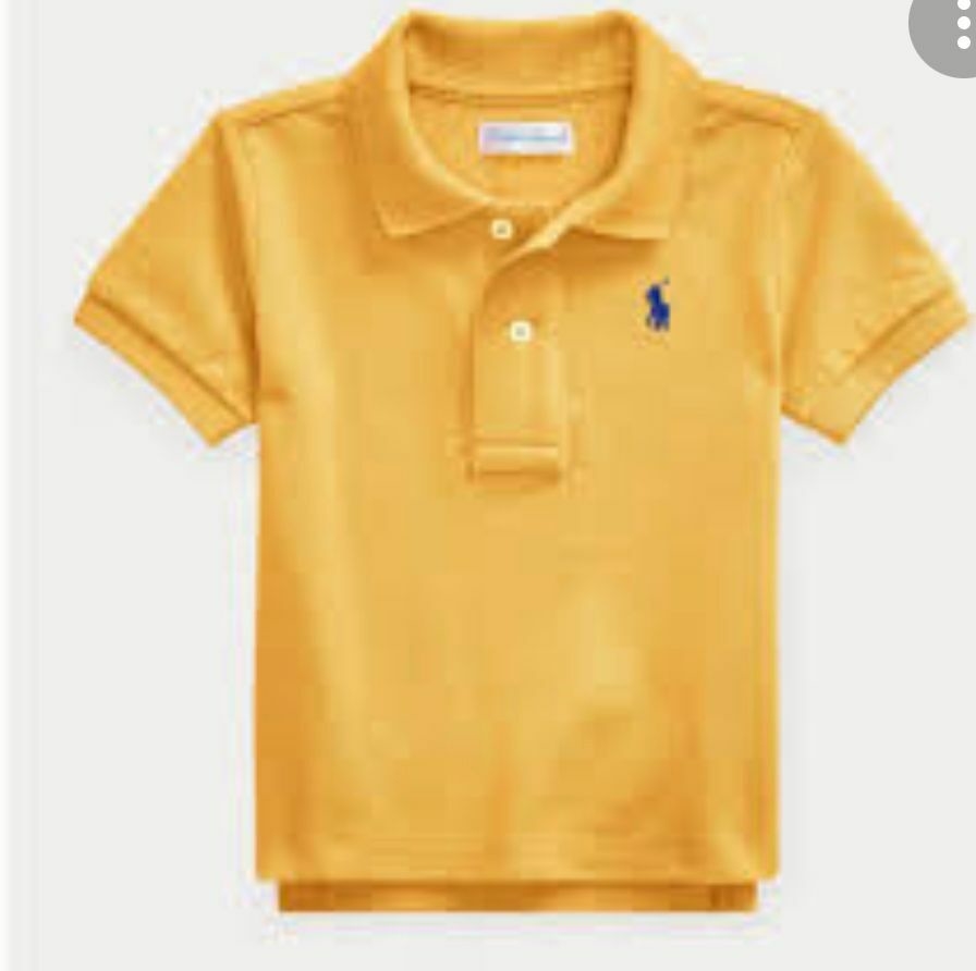 Camisa Masculina Polo Ralph Lauren Amarela - Dona Chica Brechó Online