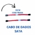 Kit 10 Cabo Sata P/ Dados 20cm C/travas Hd Ssd Gravador Dvd