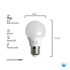 Lámpara led de bajo consumo luz de día PACK x10- Sica - El Rey del Cable 