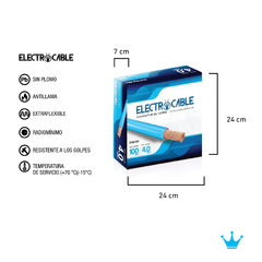 Cable eléctrico unipolar x100mts 1.5mm 2.5mm 4mm y 6mm - Electrocable - tienda online