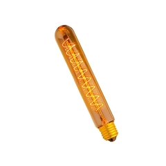 Lámpara Deco Tipo Tubo Antique Luz Cálida 25w- Interelec