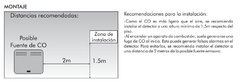 Detector De Monóxido De Carbono A Pilas Con Display -Sica