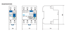 Imagen de Disyuntor Bipolar 25/40/63 amp- Sica