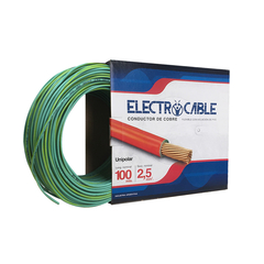 Cable Unipolar Eléctrico 2.5mm Pack x 3 unidades - Electrocable - El Rey del Cable 