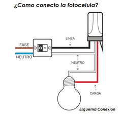 Fotocontrol Fotocélula 3 Cables 600w - Electrónica Argentina en internet