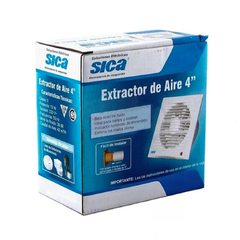 Extractor De Aire 4 Pulgadas - Sica - El Rey del Cable 
