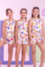 Conjunto Infantil Menina Estampado Colorido Emoji - comprar online