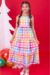 Vestido Longo Infantil Pixel Candy - Brunet Kids - Loja de roupa para Meninas de 2 a 14 anos