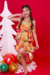 Vestido Infantil Suenia Estampado Amarelo - comprar online