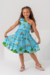 Vestido Infantil Melissa Azul Árvore - comprar online