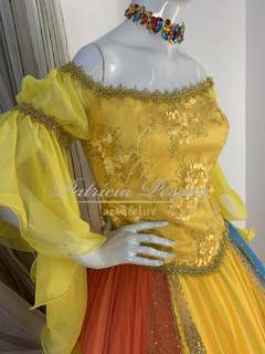 Roupa Cigana - (cód.03259) - Atelier Patricia Pessoa