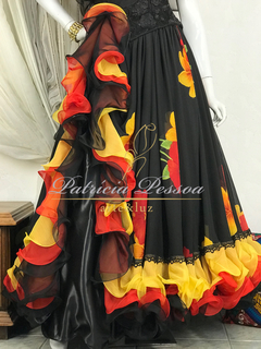 Roupa Cigana - (cód.03071) - Atelier Patricia Pessoa