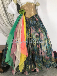 Roupa Cigana - (cód.03154) - Atelier Patricia Pessoa