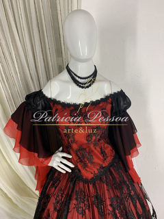 Roupa de Pomba Gira - (cód.07254) - Atelier Patricia Pessoa