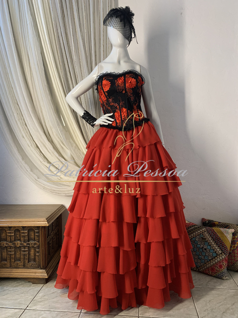 Roupa da pomba gira sete saia deals