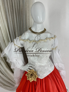 Roupa Cigana - (cód.03185) - Atelier Patricia Pessoa