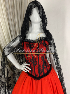 Roupa de Pomba Gira - (cód.07185) - Atelier Patricia Pessoa