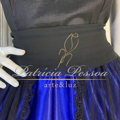 SAIA GIOVANA AZUL ROYAL - Atelier Patricia Pessoa