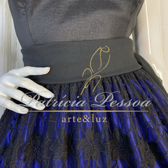 SAIA LICA AZUL ROYAL - Atelier Patricia Pessoa