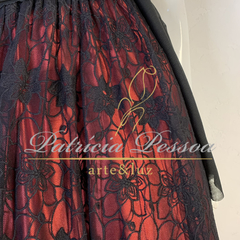 SAIA LICA VERMELHO FECHADO - Atelier Patricia Pessoa