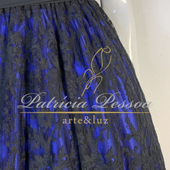 SAIA LAYLA AZUL ROYAL - Atelier Patricia Pessoa