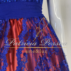 SAIA BRUNA VERMELHO FECHADO - Atelier Patricia Pessoa