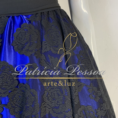 SAIA ANALICE AZUL ROYAL - Atelier Patricia Pessoa