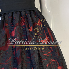 SAIA JANE VERMELHO ESCURO - Atelier Patricia Pessoa