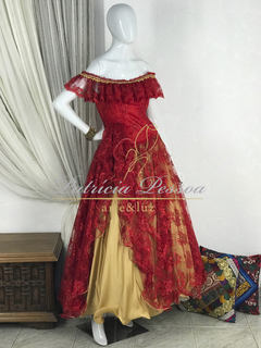 Roupa Cigana - (cód.03081) - Atelier Patricia Pessoa