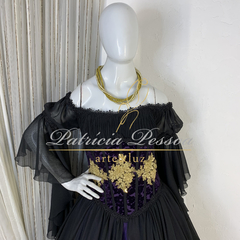 Roupa de Pomba Gira - (cód.07323) - Atelier Patricia Pessoa