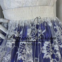 SAIA ZOE AZUL ROYAL - Atelier Patricia Pessoa