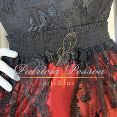 SAIA DAFNE VERMELHO FECHADO - Atelier Patricia Pessoa