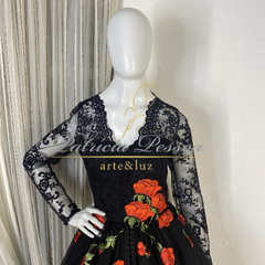 Roupa de Pomba Gira - (cód.07320) - Atelier Patricia Pessoa