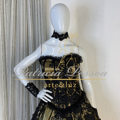 Roupa de Pomba Gira - (cód.07341) - Atelier Patricia Pessoa