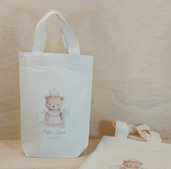 Sacolinha Minibag Hamster - Personalizada - Estampa Padrão - Algodão Cru - Lembrancinha de Aniversário