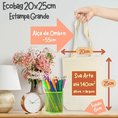 Ecobag Definição de Madrinha - Estampa Grande com Fundo Largo e Alça de Ombro - Lembrancinha de Casamento - loja online