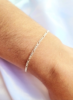 Pulseira Tres e Um Prata 925 - comprar online