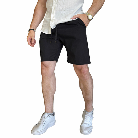 Short Bermuda Lino Hombre Cordon Cintura Premium