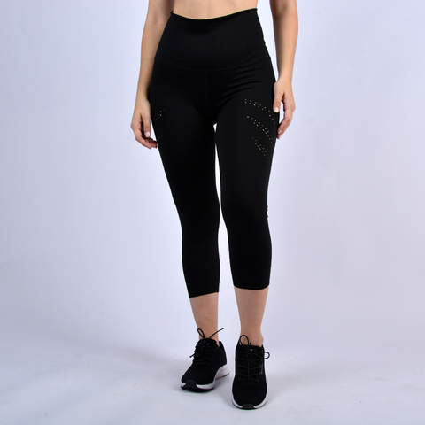 Calza Capri Deportiva Mujer Esence liso Urban Luxury Lycra