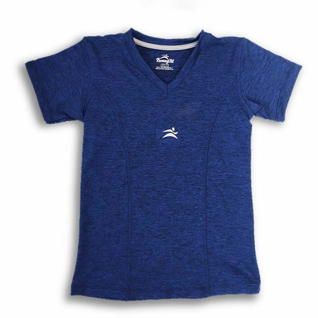 Remera Deportiva Mujer Cuello V Running Kenny Fit lycra