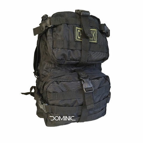 Mochila Tactica Militar 50l Montaña Resistente Negro