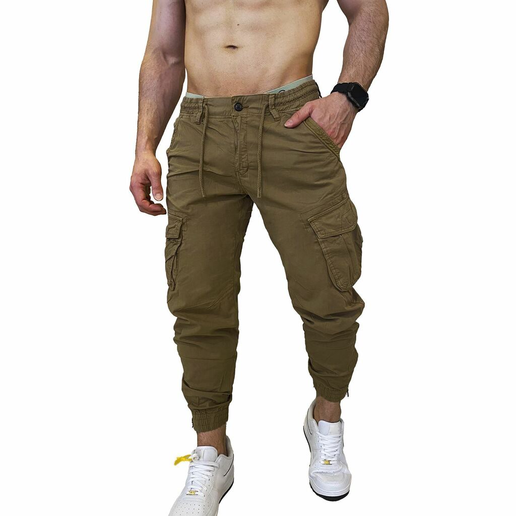 Pantalón Jogger Cargo De Gabardina - Alaska - Hombre