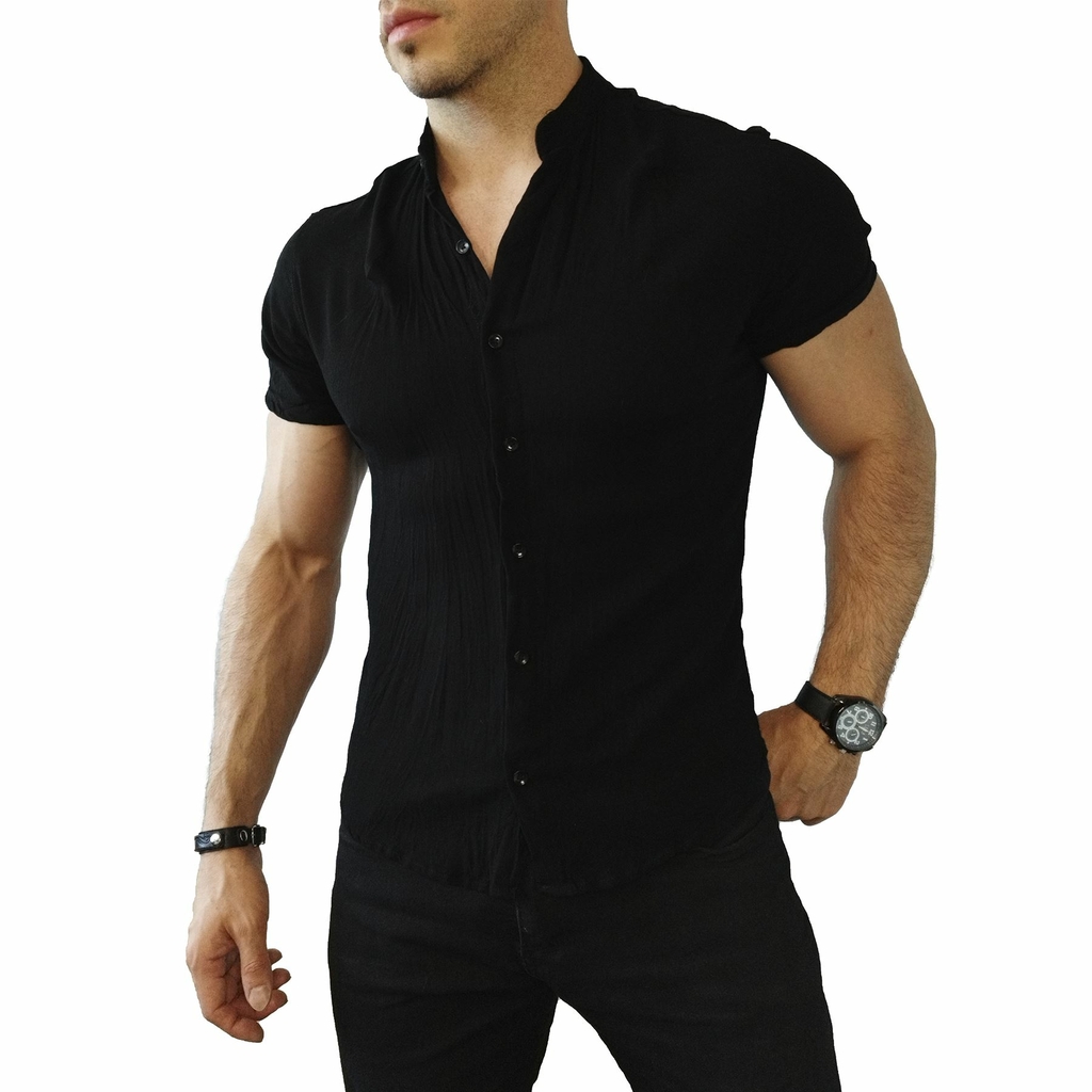 Camisa Manga Corta Hombre Lino La Dolfina Polo Urbana