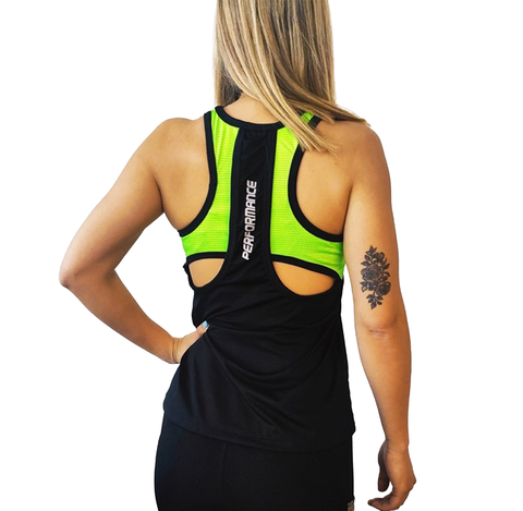 Musculosa Deportiva Mujer performance combinada Kenny fit Lycra