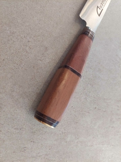 cuchillo campo hoja acero inoxidable 20 cm con vaina de cuero en internet
