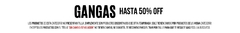 Banner de la categoría GANGAS HASTA 50% OFF 