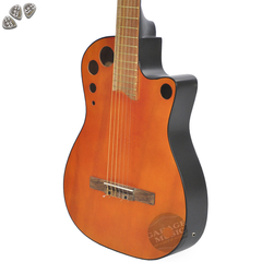 Guitarra Electro Criolla Clasica Media Caja Elite Funda Cd - Garage Music