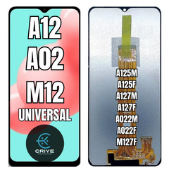 MODULO PANTALLA SAMSUNG A12-A02-M12 UNIVERSAL CALIDAD ORIGINAL (A127M-A127F-A125M-A125F-A022M-A022F-M127F-)