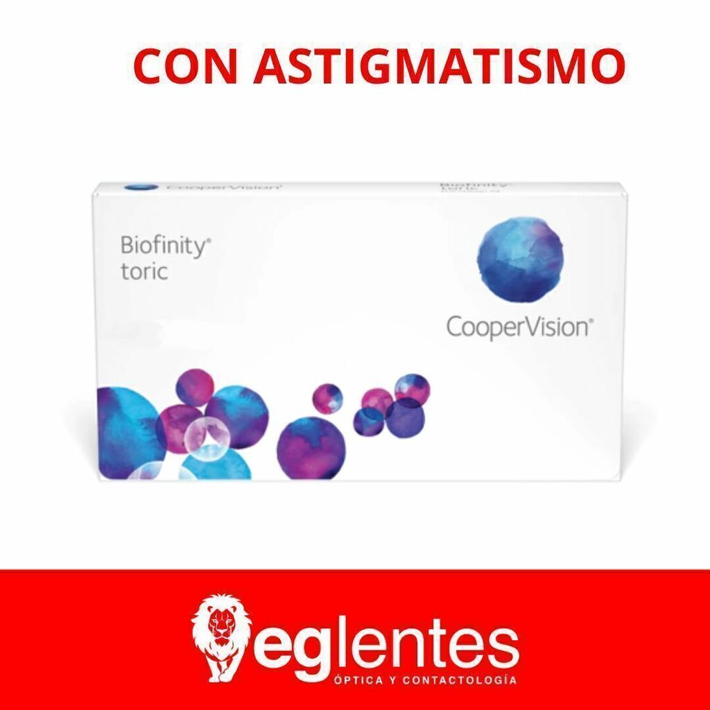 Lentes de contacto Biofinity Toric x6 EG LENTES